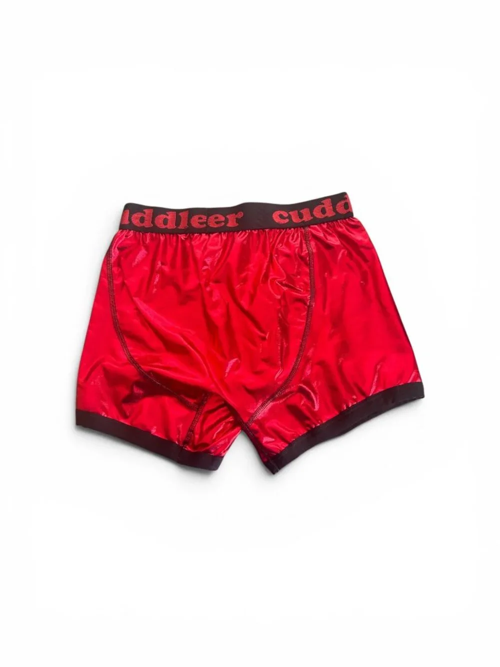 Men's Mad Engine Red Foil Monster Cuddle Boxers Size Small